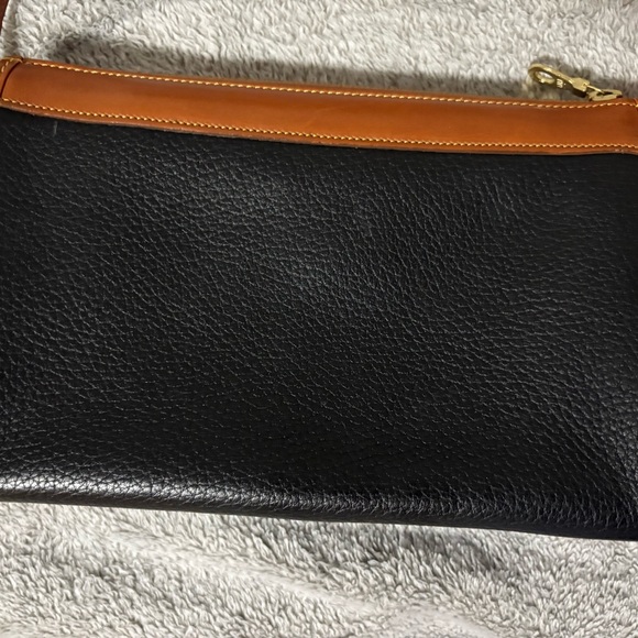 Dooney & Bourke Black and Tan Crossbody Bag - Picture 3 of 4